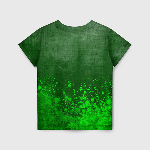 Детская футболка Zelda - green gradient посередине / 3D-принт – фото 2