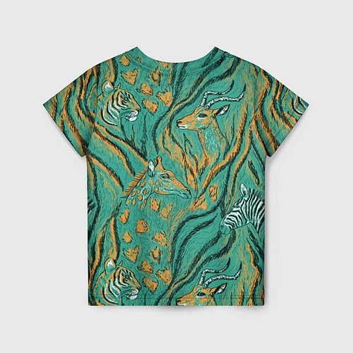 Детская футболка Сафари микс / 3D-принт – фото 2