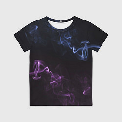 Футболка детская Color black blue pink, цвет: 3D-принт