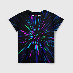 Футболка детская Neon rods, цвет: 3D-принт