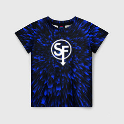 Детская футболка Sally Face blue energy