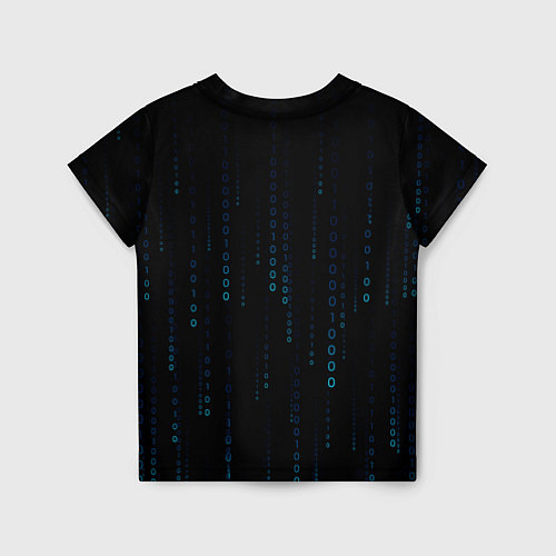 Детская футболка Color black blue / 3D-принт – фото 2