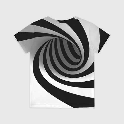 Детская футболка Иллюзия закручивание / 3D-принт – фото 2