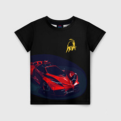 Футболка детская Lamborghini Diverso - motorsport, цвет: 3D-принт