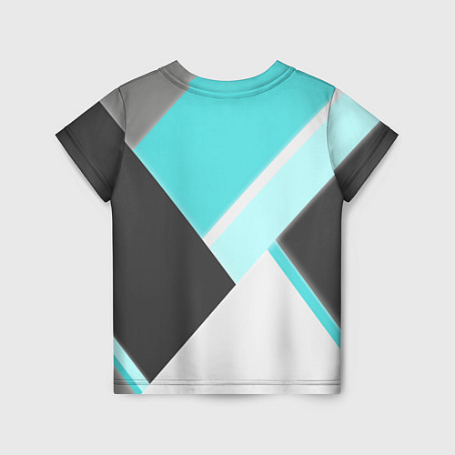 Детская футболка Color black blue / 3D-принт – фото 2