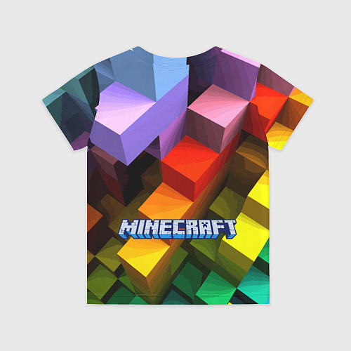 Детская футболка Minecraft - pattern / 3D-принт – фото 2