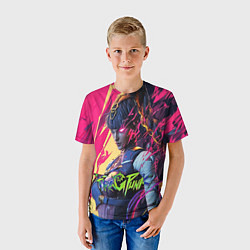 Футболка детская Fragpunk serket, цвет: 3D-принт — фото 2