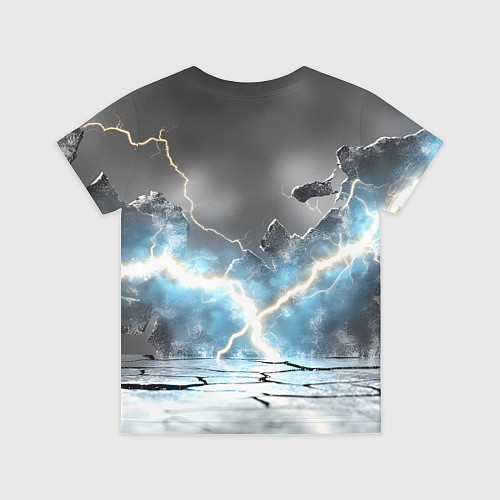 Детская футболка Герб России и молнии / 3D-принт – фото 2