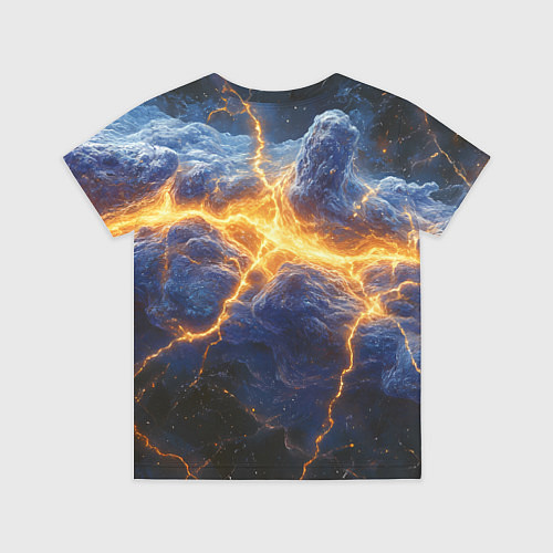 Детская футболка Эпичные молнии и герб России / 3D-принт – фото 2