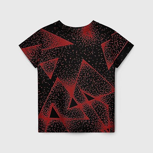 Детская футболка Triangles with dots / 3D-принт – фото 2