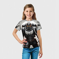 Футболка детская Warhammer 40k космодесант, цвет: 3D-принт — фото 2