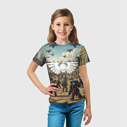 Футболка детская Warhammer 40k поле боя, цвет: 3D-принт — фото 2