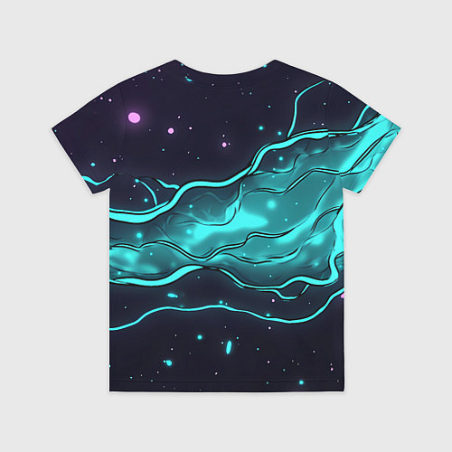 Детская футболка Россия - березовая абстракция / 3D-принт – фото 2