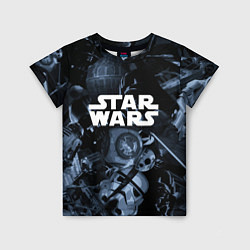 Футболка детская Star wars персонажи из звездных войн, цвет: 3D-принт