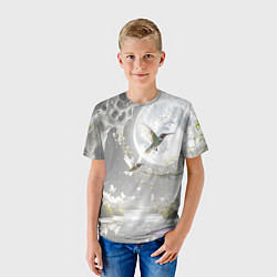 Футболка детская Сказочные птички, цвет: 3D-принт — фото 2