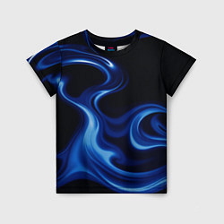 Футболка детская Color blue smoke, цвет: 3D-принт