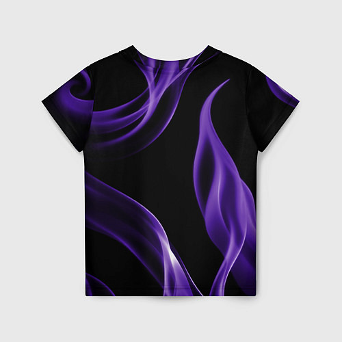Детская футболка Purple abstraction / 3D-принт – фото 2