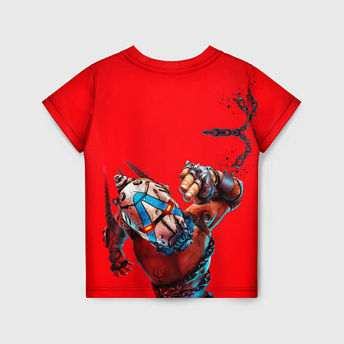Детская футболка Псих в кандалах Borderlands 4 / 3D-принт – фото 2