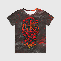 Футболка детская Компас воина в кельтском орнаменте, цвет: 3D-принт