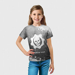 Футболка детская Gears of War - grey gradient, цвет: 3D-принт — фото 2