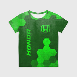 Футболка детская Honda - green gradient вертикально, цвет: 3D-принт