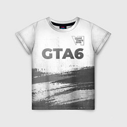 Футболка детская GTA6 - white gradient посередине, цвет: 3D-принт