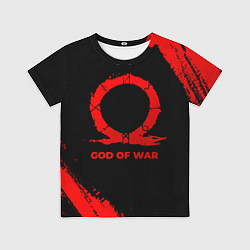 Футболка детская God of War - red gradient, цвет: 3D-принт