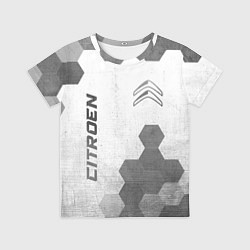 Футболка детская Citroen - white gradient вертикально, цвет: 3D-принт