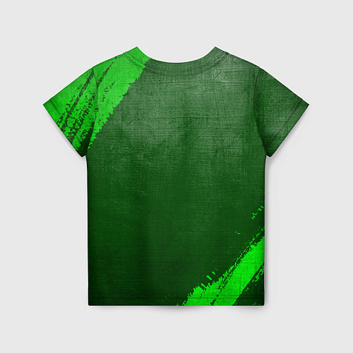Детская футболка Citroen - green gradient / 3D-принт – фото 2
