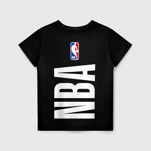 Детская футболка Atlanta Hawks black / 3D-принт – фото 2