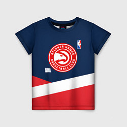 Футболка детская Atlanta Hawks NBA basketball, цвет: 3D-принт