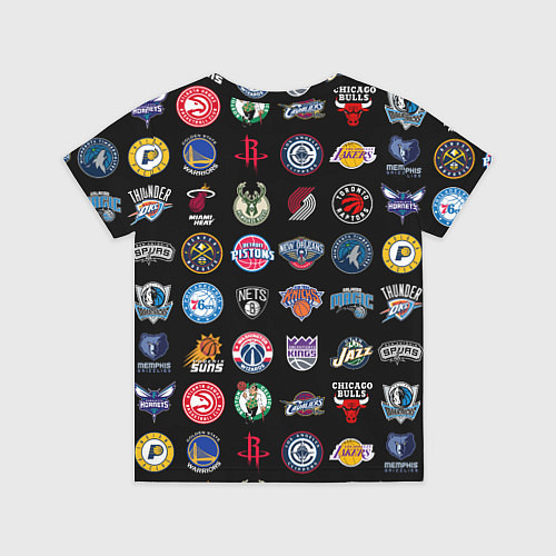 Детская футболка Команды НХЛ на черном фоне / 3D-принт – фото 2