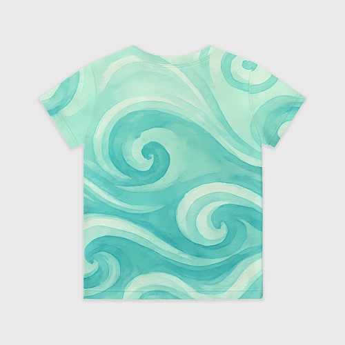 Детская футболка Astro винтажный логотип с цветами / 3D-принт – фото 2