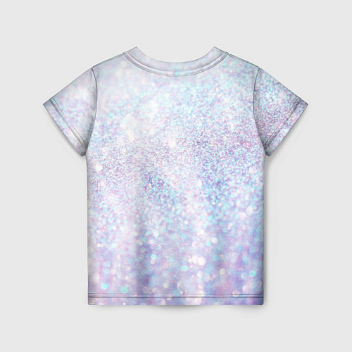 Детская футболка Astro логотип - ромашки и сердечки / 3D-принт – фото 2