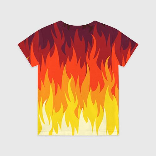 Детская футболка Saitama in fire / 3D-принт – фото 2