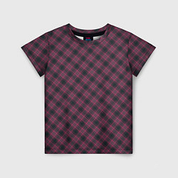 Футболка детская Tartan, цвет: 3D-принт