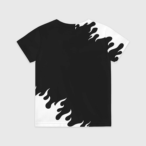 Детская футболка Monster energy белый огонь / 3D-принт – фото 2