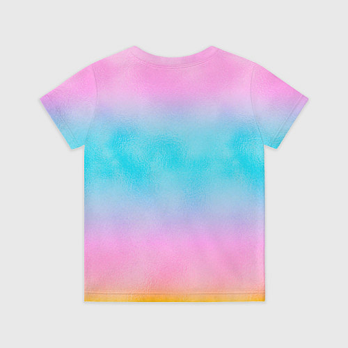 Детская футболка Билли Айлиш с цветочным венком на голове / 3D-принт – фото 2