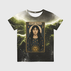 Футболка детская Карта с Билли Айлиш, цвет: 3D-принт