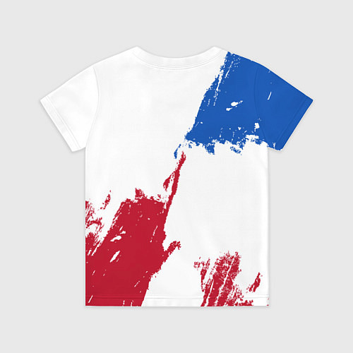 Детская футболка Колорадо Эвеланш - брызги красок / 3D-принт – фото 2