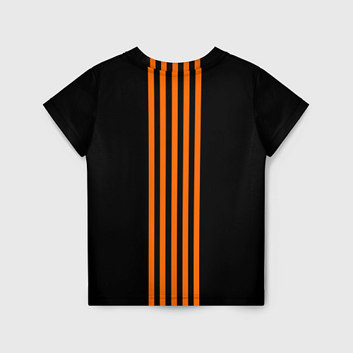 Детская футболка ФК Урал - полоски / 3D-принт – фото 2