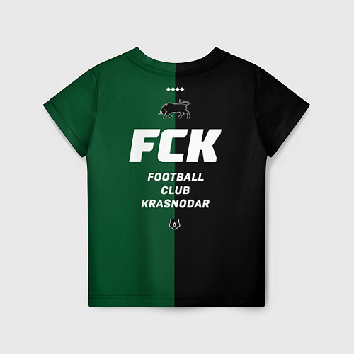 Детская футболка Krasnodar football / 3D-принт – фото 2