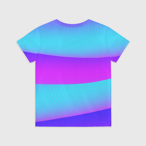 Детская футболка Неоновый прилив / 3D-принт – фото 2