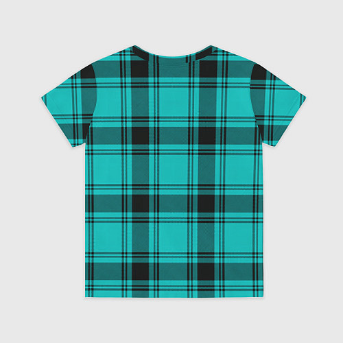 Детская футболка Checkered blue / 3D-принт – фото 2
