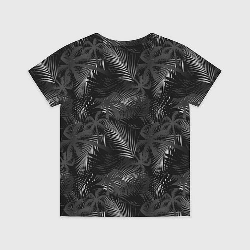 Детская футболка Palm black and white / 3D-принт – фото 2