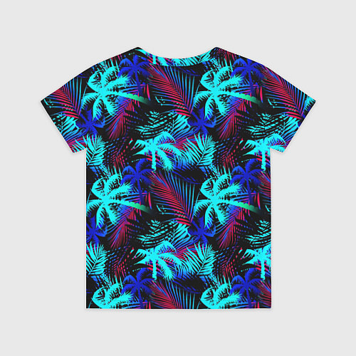Детская футболка Palm blue light blue / 3D-принт – фото 2