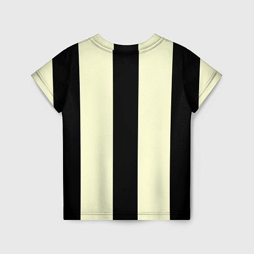 Детская футболка Color black beige line / 3D-принт – фото 2