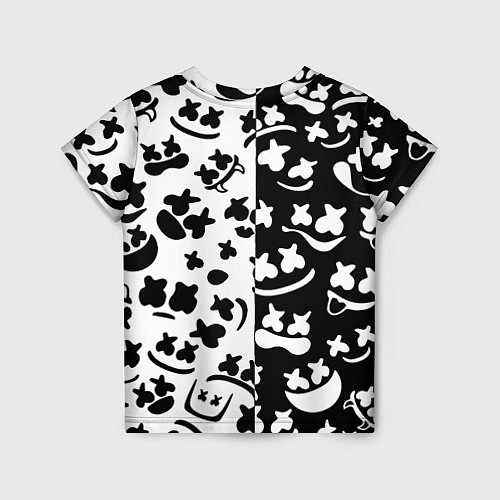 Детская футболка Doom x Marshmello pattern / 3D-принт – фото 2