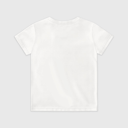 Детская футболка Черный кролик в стиле модерн / 3D-принт – фото 2