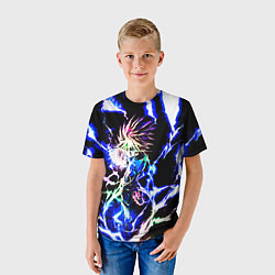 Футболка детская Аниме Hunter x Hunter Киллуа, цвет: 3D-принт — фото 2